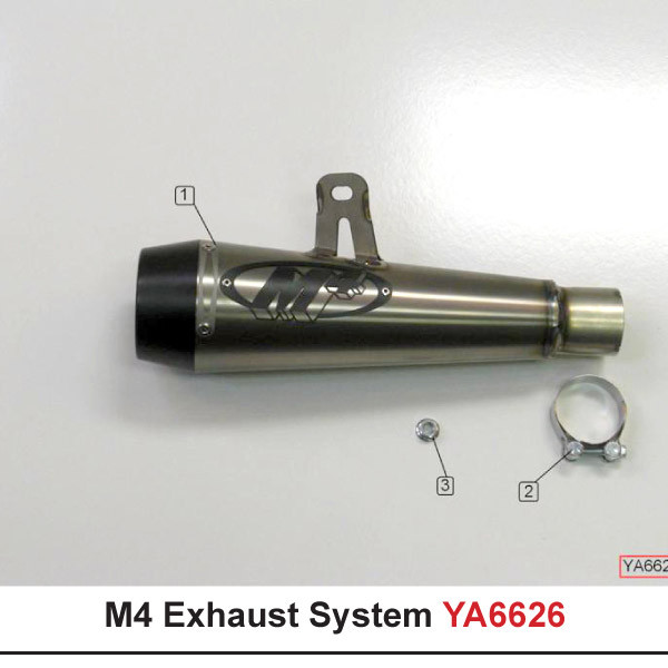 M4 Yamaha R6 2006-2020 GP Slip On Exhaust