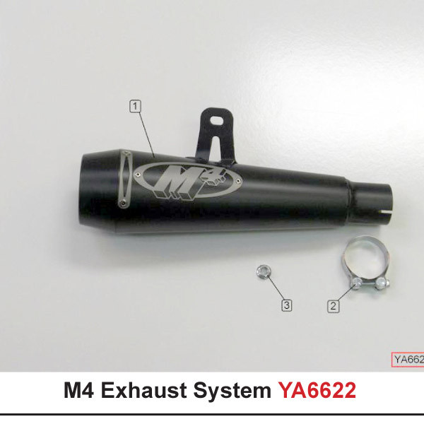 M4 Yamaha R6 2006-2020 GP Slip On Exhaust