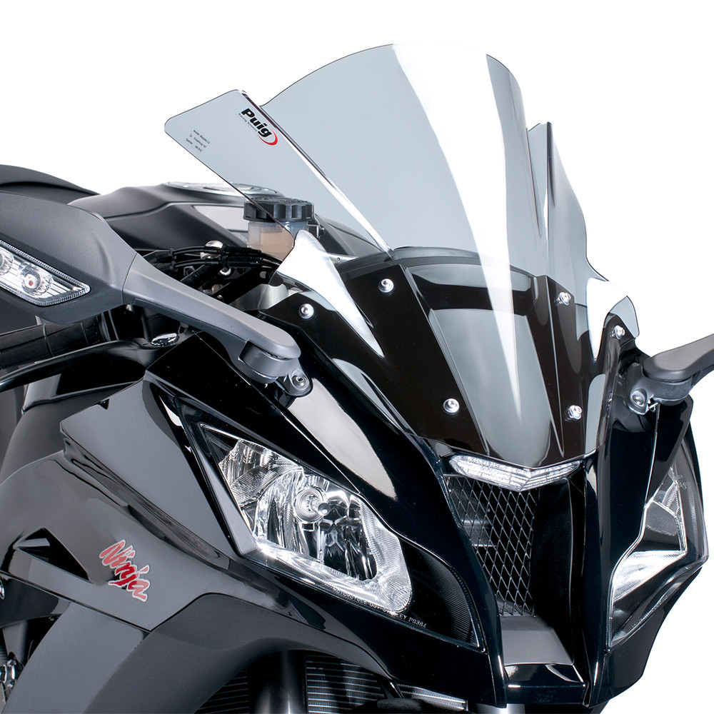 Puig Windscreen Racing Black - 5603N Windshield Mra Racing