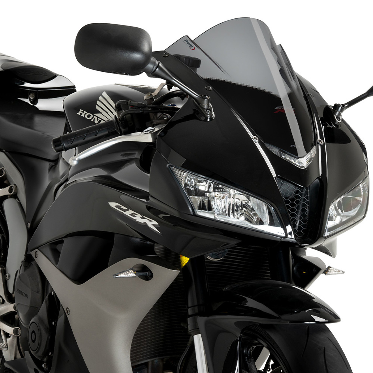 CBR600RR '07-12 Puig レーシングスクリーン ダークスモーク Puig Racing Windscreen Honda CBR600RR 2007-2012