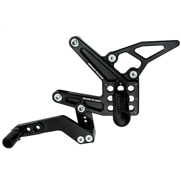 Driven TT Rearsets Honda CBR500R 1315 Sportbike Track Gear