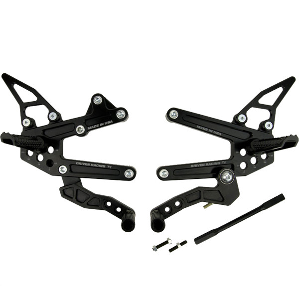 Driven TT Rearsets Kawasaki ZX6R 2013-2018