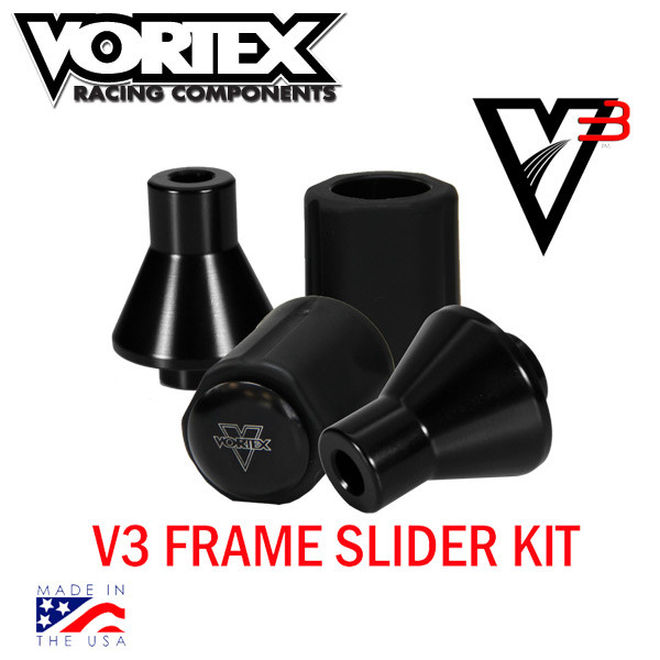 Vortex V3 Frame Sliders Honda CBR600F4/F4i 99-06 - Sportbike Track
