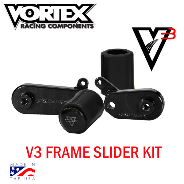 k　2本セット Vortex V3 Frame Sliders (No Fairing Mods) Kawasaki ZX-6R 09-12