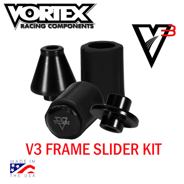 Vortex V3 Frame Sliders Kawasaki ZX-6R/RR 07-08 - Sportbike Track Gear