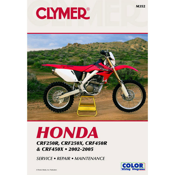 Clymer Honda CRF250R, CRF250X, CRF450R & CRF450X 02-05 Service