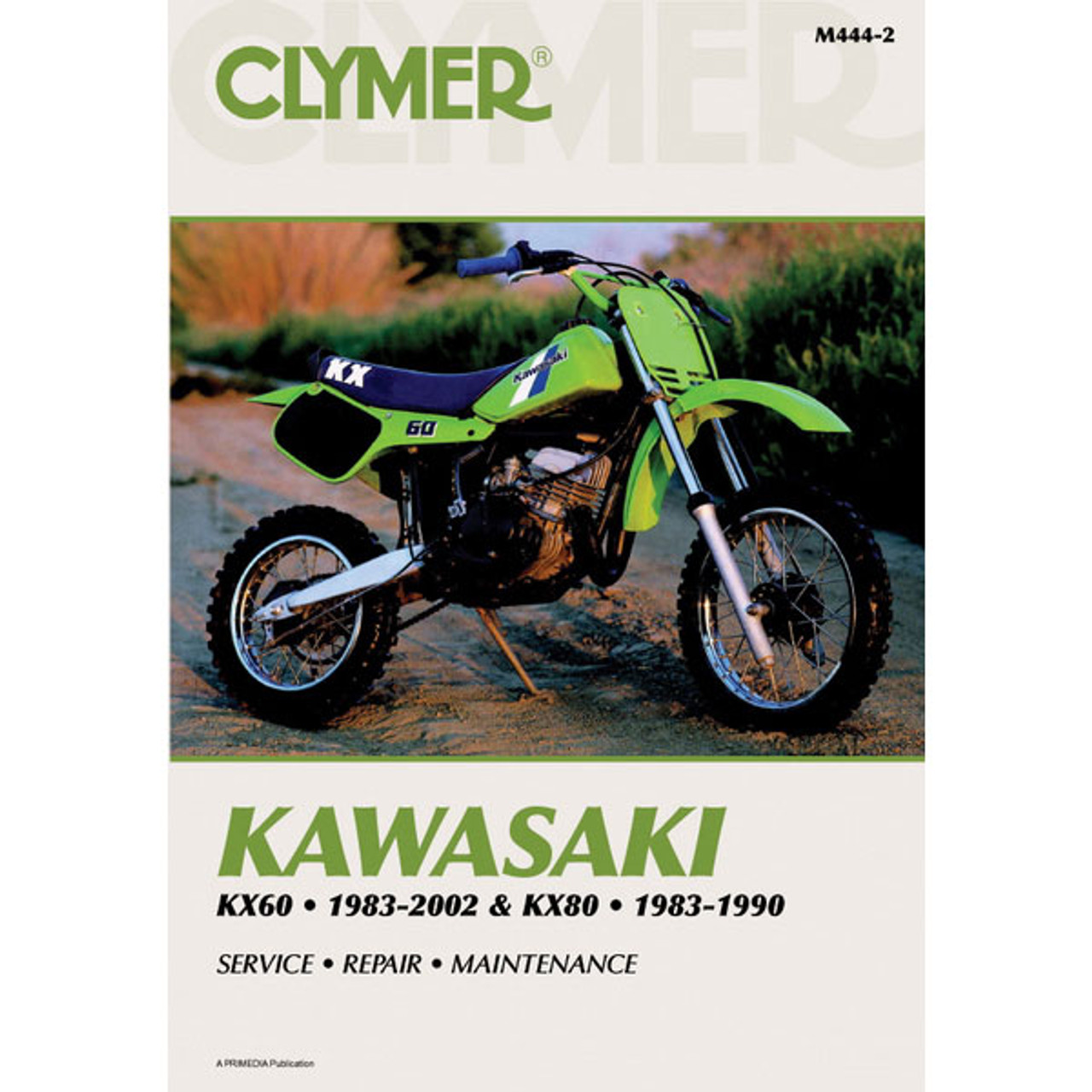 Blive skør efterskrift Tid Clymer Kawasaki KX80 83-90 Service Manual - Sportbike Track Gear