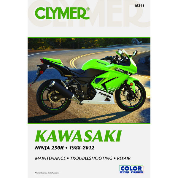 Clymer Kawasaki Ninja 250R 88-12 Service Manual - Sportbike Track Gear