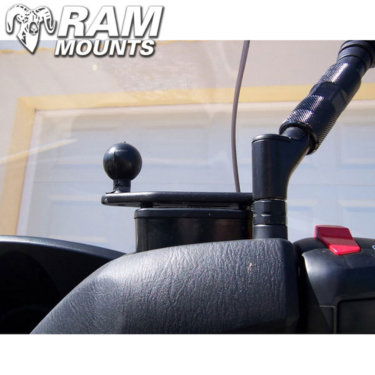 Ram Mounts Motorcycle Brake/Clutch Reservoir Cover Base with