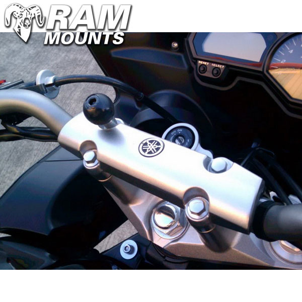 Ram Mounts Motorcycle Handlebar Clamp Base with M8 Screws Sportbike