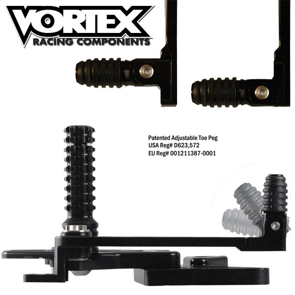Yamaha FZ8 2010-2012 Vortex Rearsets V2