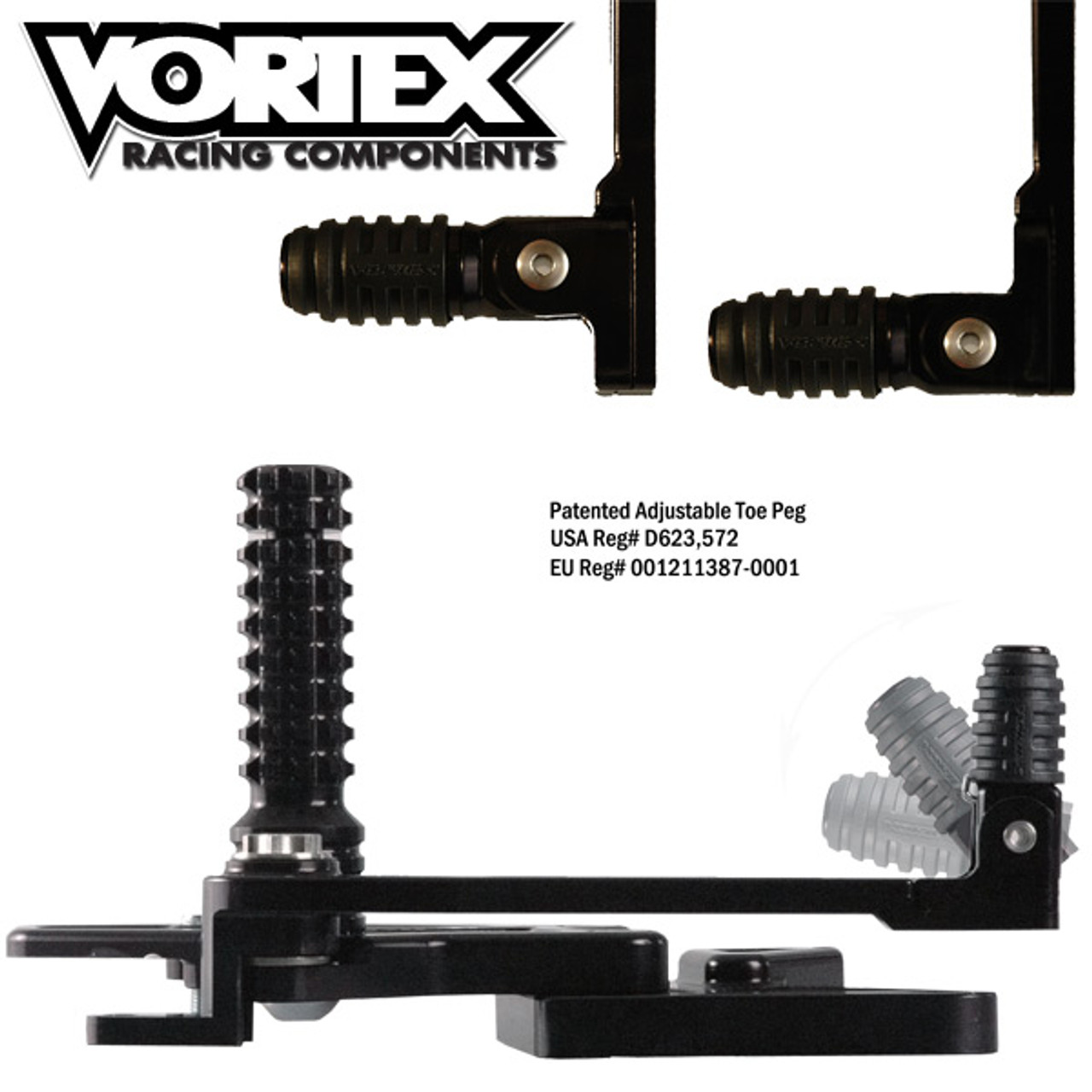 Yamaha R6 20062016 Vortex Rearsets V2