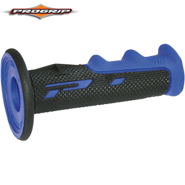 ProGrip 797 Gel Cross Grips Blue/Black - Sportbike Track Gear