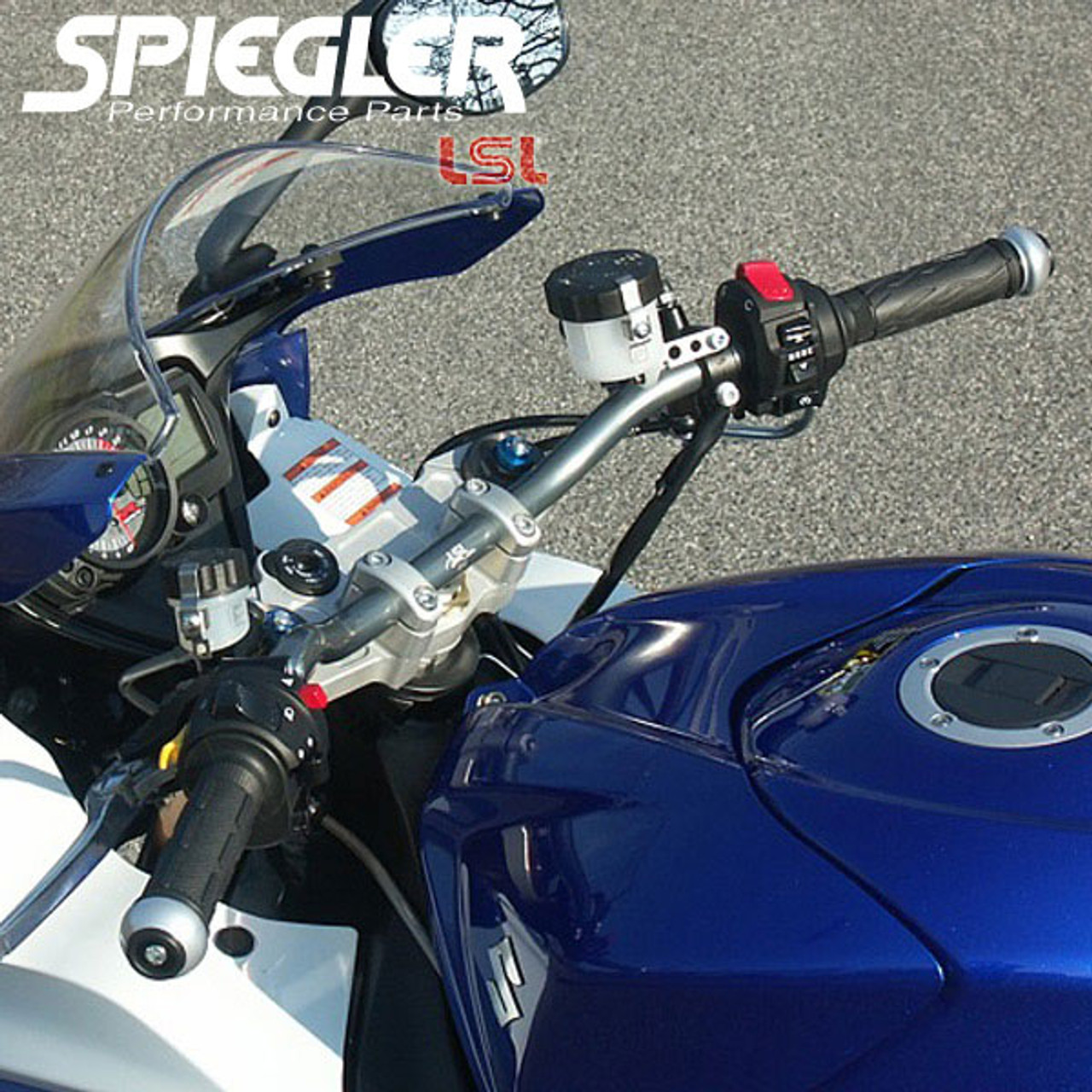 risere LSL Kawasaki ZX-12R 02-03 Handlebar Riser Kit - Sportbike