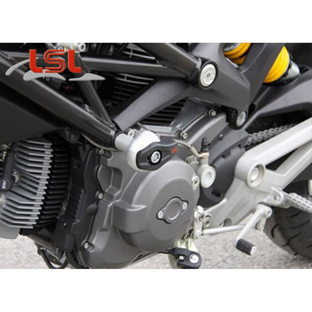 LSL Ducati Monster 1100 0812 Frame Slider Kit Sportbike Track Gear