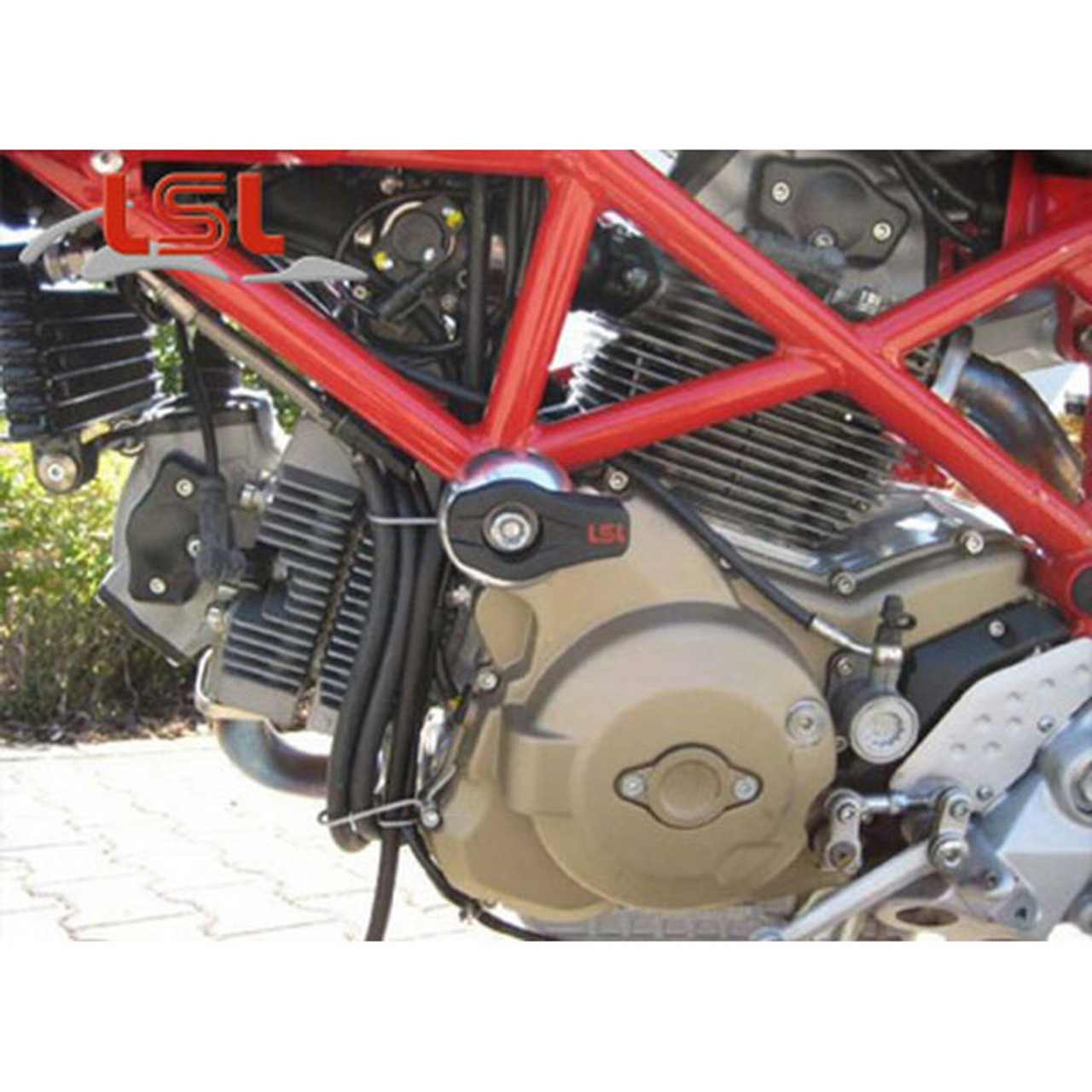 LSL Ducati Hypermotard 0712 Frame Slider Kit Sportbike Track Gear