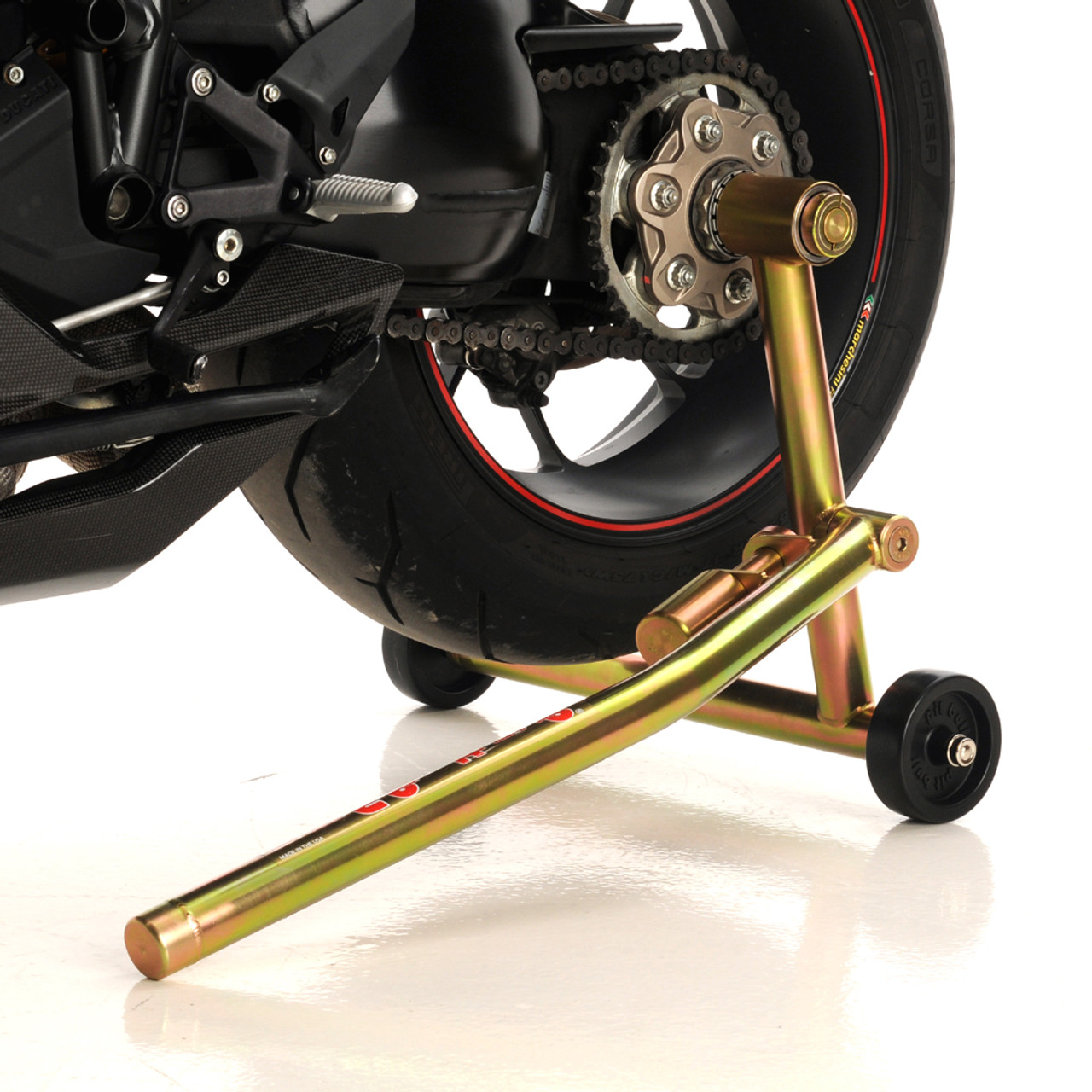DUCATI 848 2012 SINGLE SIDED RED REAR PADDOCK STAND 