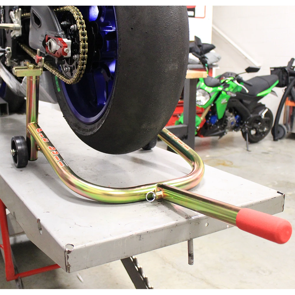 Pit Bull Spooled Rear Motorcycle Stand - Sportbike Track Gear