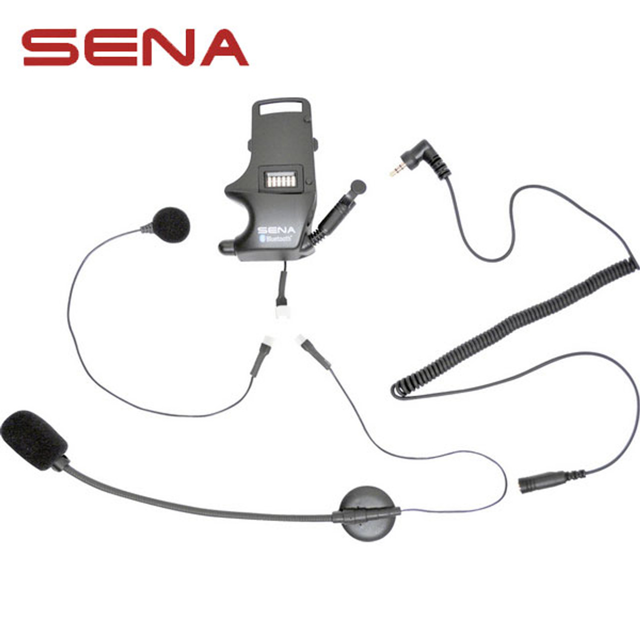 Sena SMH-10 Helmet Clamp Kit - Attachable Boom and Wired Microphone