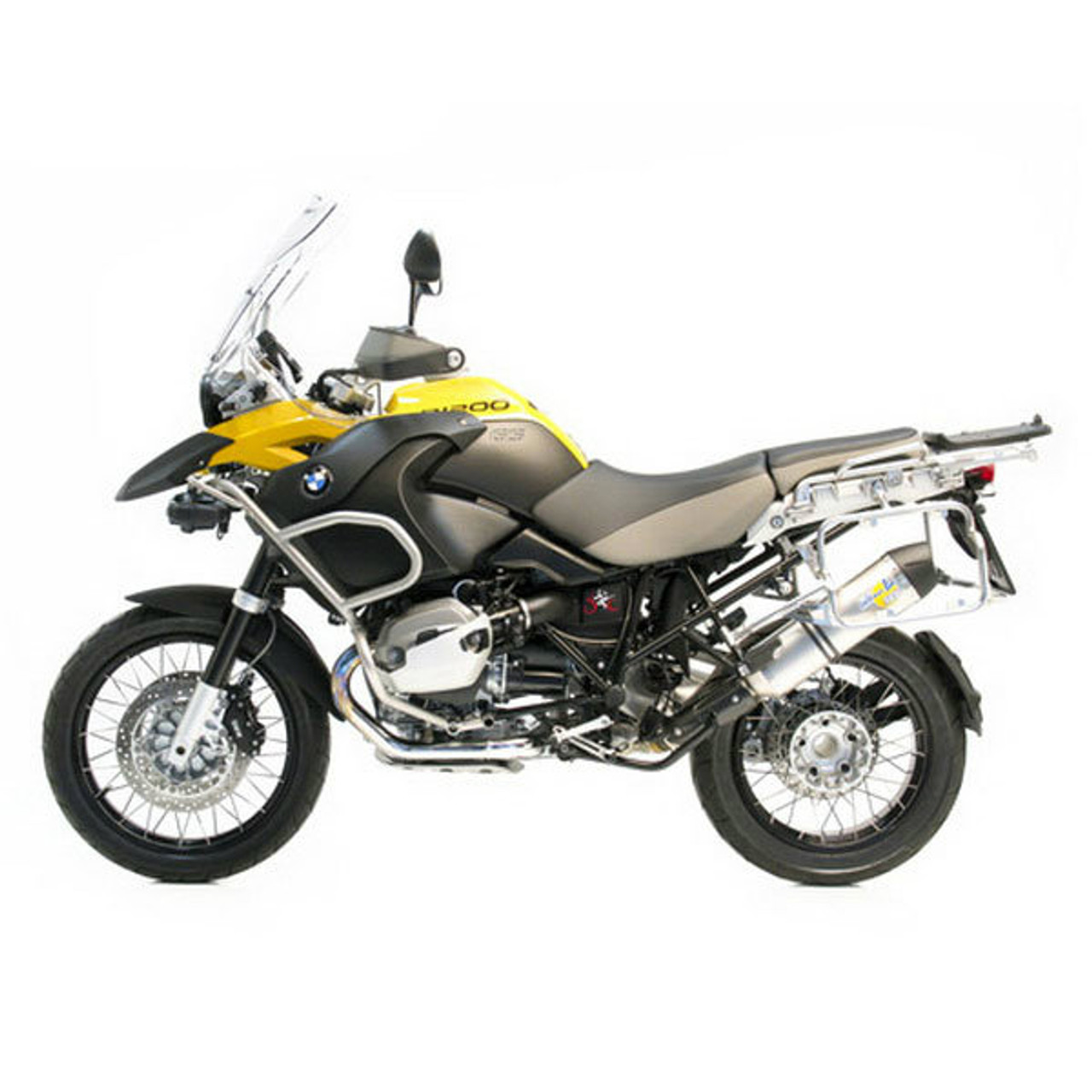 Leo Vince BMW R 1200 GS Adventure 10-12 Stainless Steel Standard Mount LV  One EVO II Slip-On Exhaust