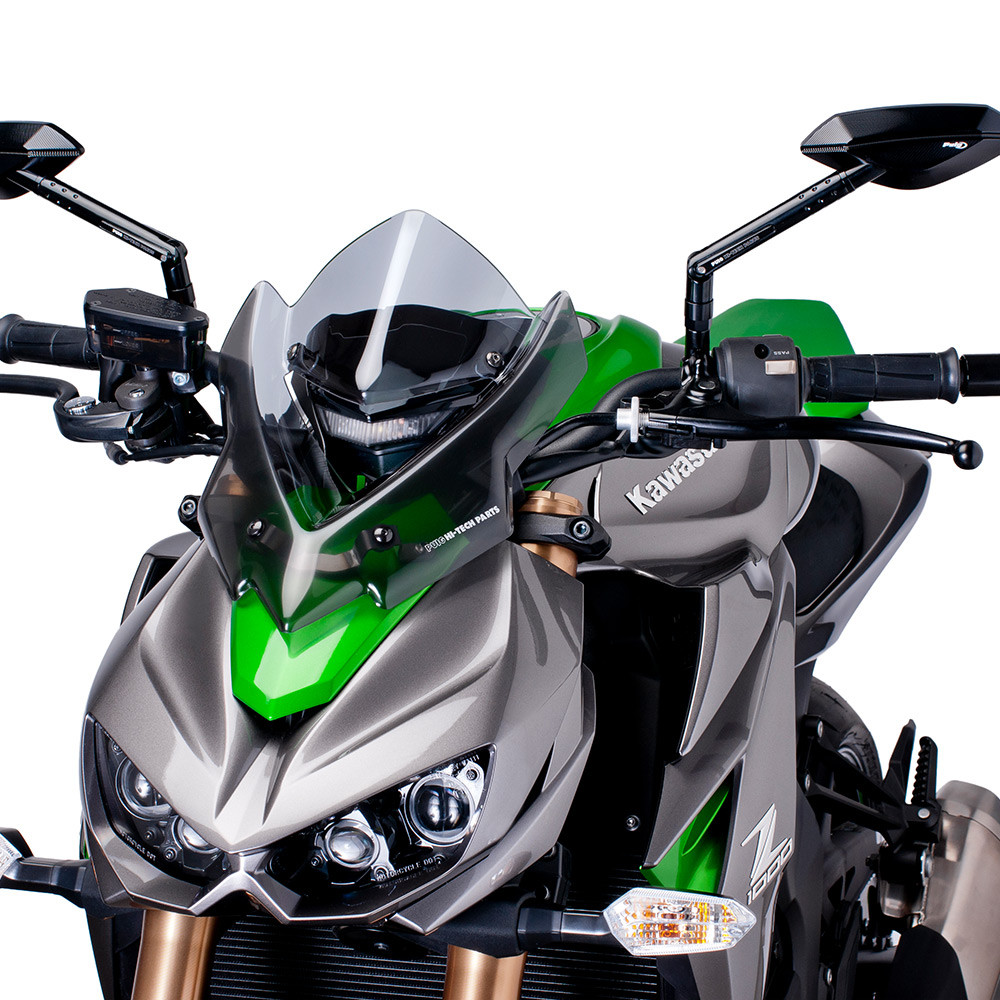 Puig 14'〜Z1000スクリーン スポーツ&ツーリング二種類セット Puig New Generation Sport Windshield Kawasaki Z1000 2014-2020