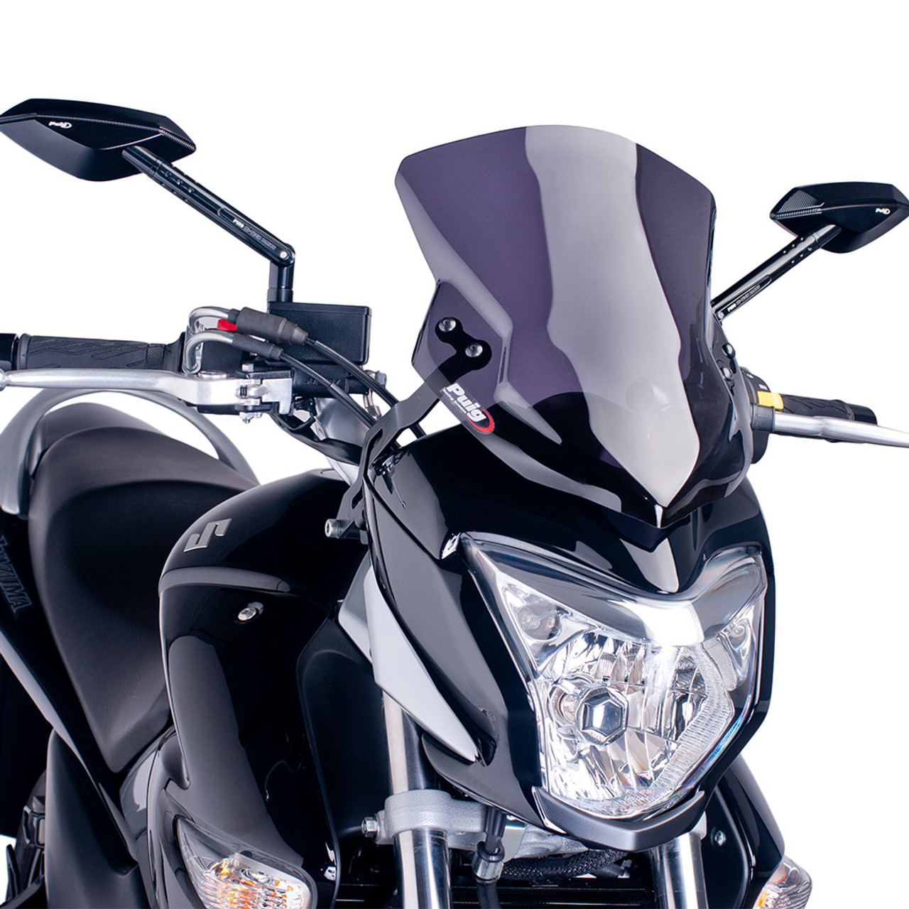 パーツ Puig 4117H NEW GENERATION SUZUKI Puig New Generation Sport Windscreen Suzuki GW 250 13-17