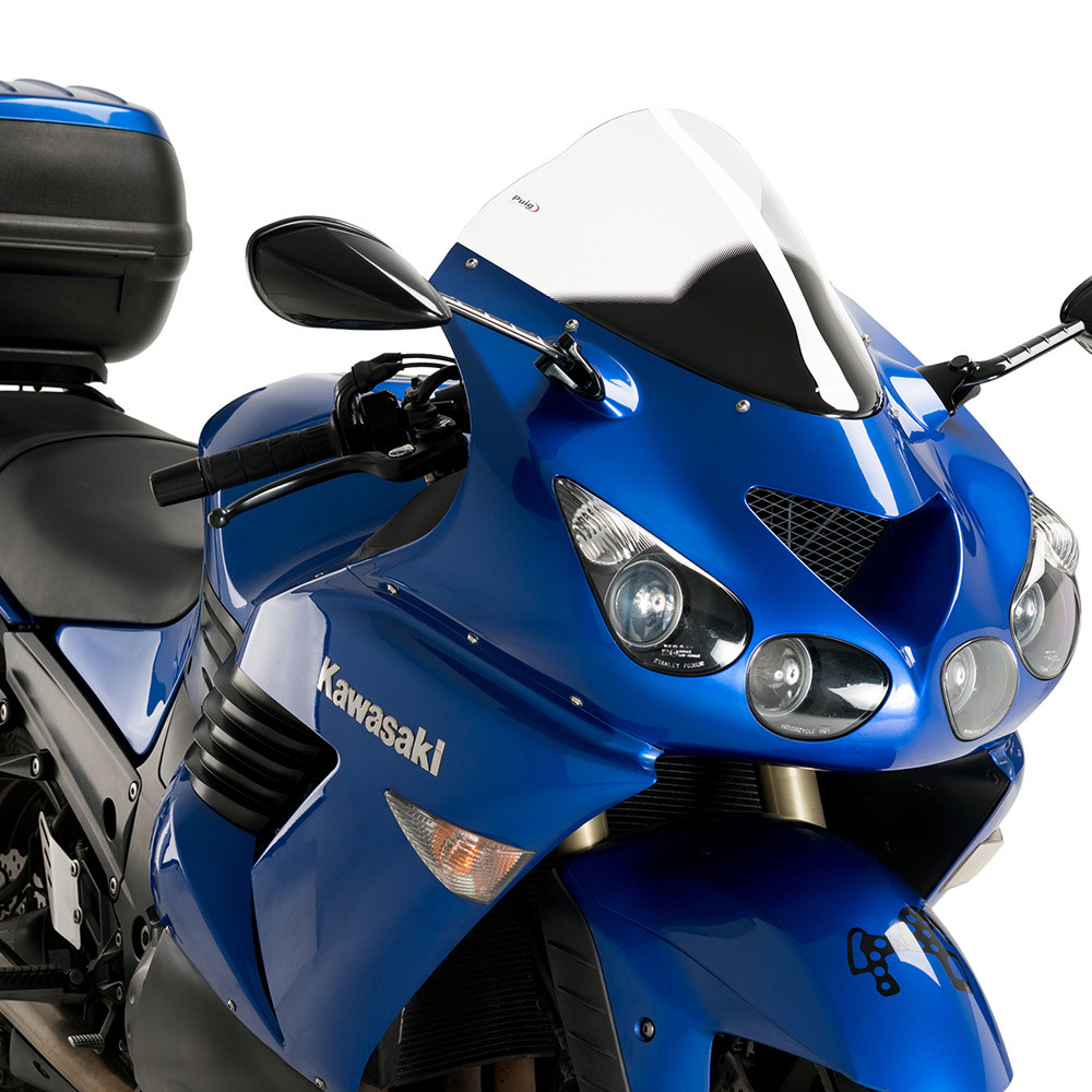 Kawasaki ZZR1400 zx14rレインボースクリーン 新品 イリジウム ダブルバブルスクリーン ZZR1400 ZX14R ZX-14