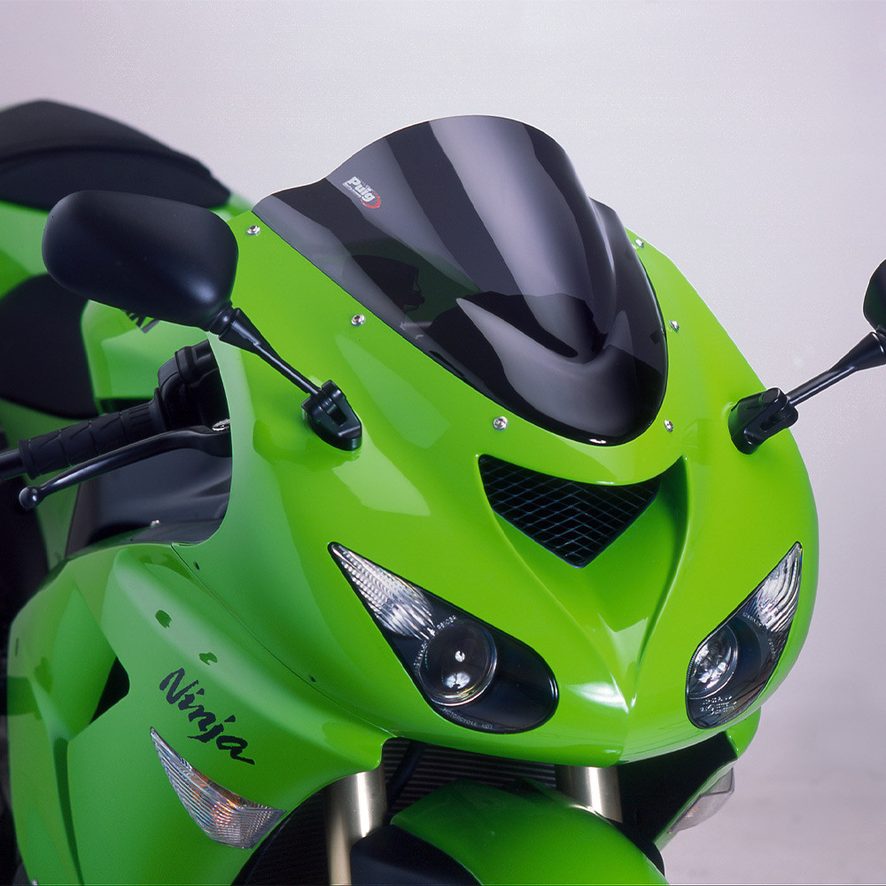 Puig Race Windscreen Kawasaki ZX-6R 05-08 - Sportbike Track Gear