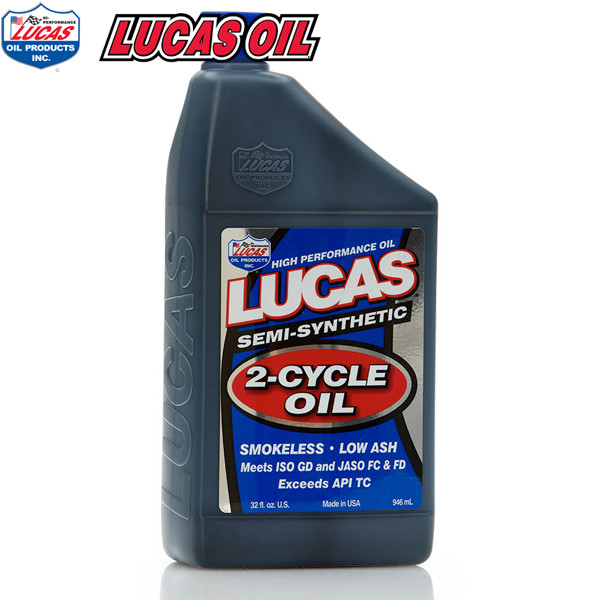 専用2 Lucas Semi-Synthetic 2-Cycle Oil Quart - Sportbike Track Gear