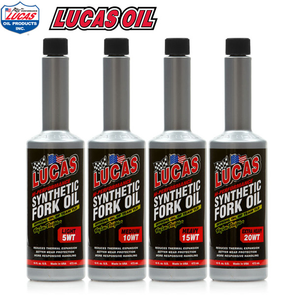 Lucas Synthetic 15W Fork Oil 16 oz - Sportbike Track Gear