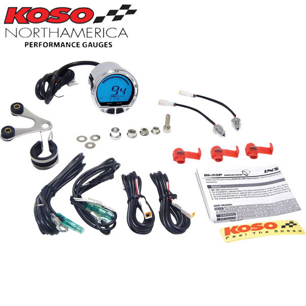 ② Koso DL-02R Tachometer - Sportbike Track Gear