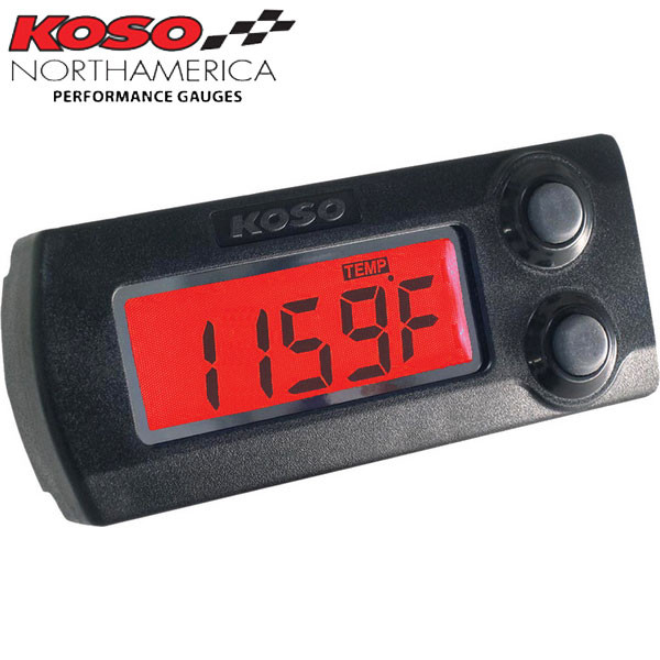 Koso Wide-Band Air/Fuel Ratio Meter for 2/4-Stroke Engines