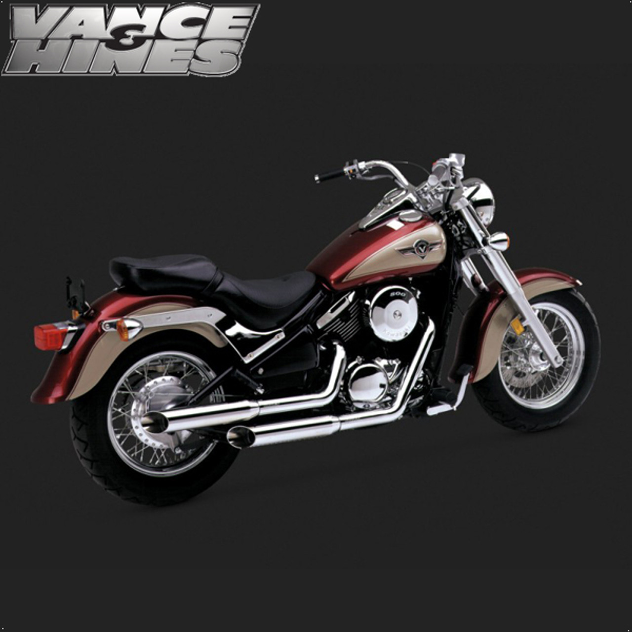 Vance & Hines Cruzer Full Exhaust System Kawasaki Vulcan 800 - Sportbike Track Gear
