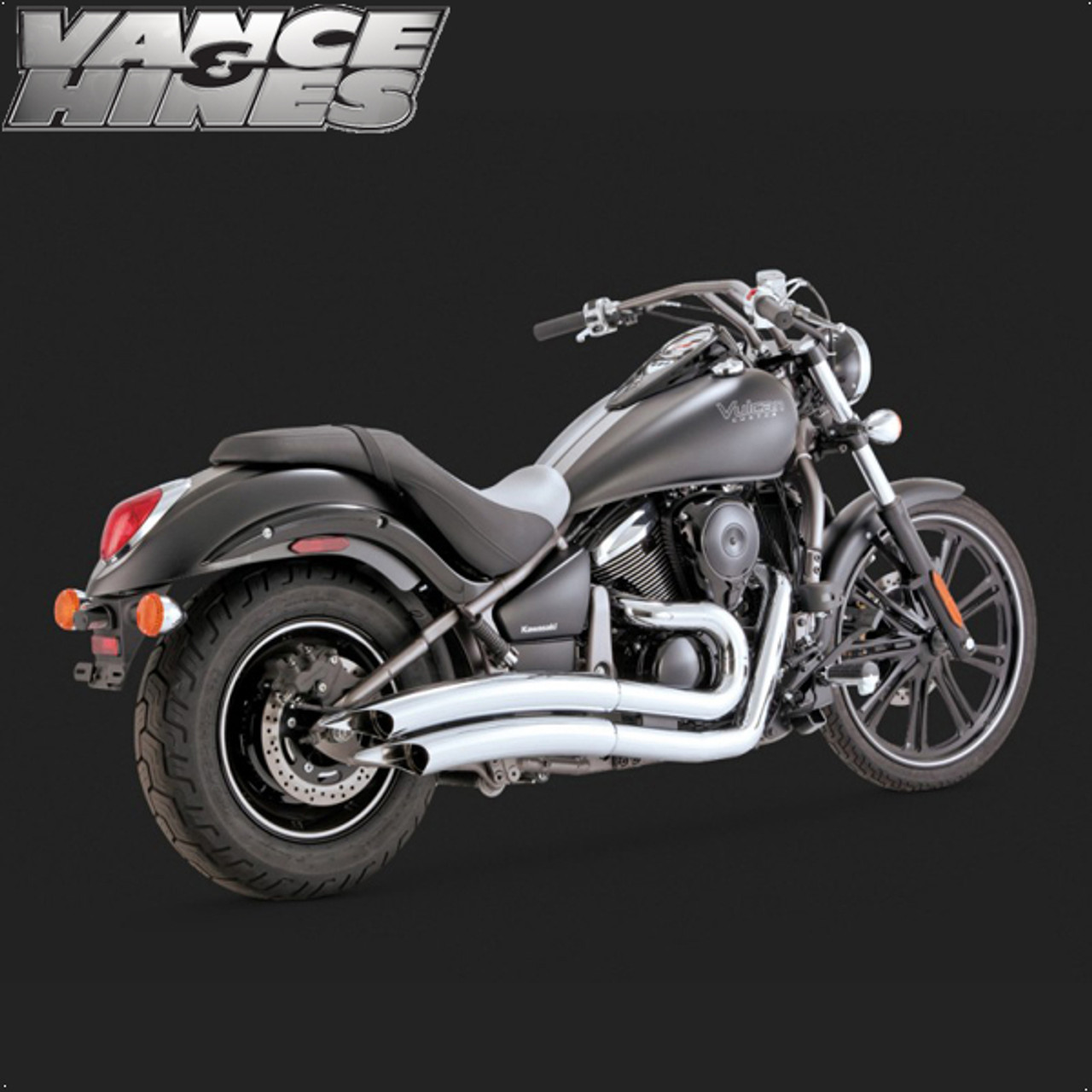 Vance & Hines Pro Pipe Big Radius Full Exaust System Kawasaki Vulcan 900 06-13 - Sportbike