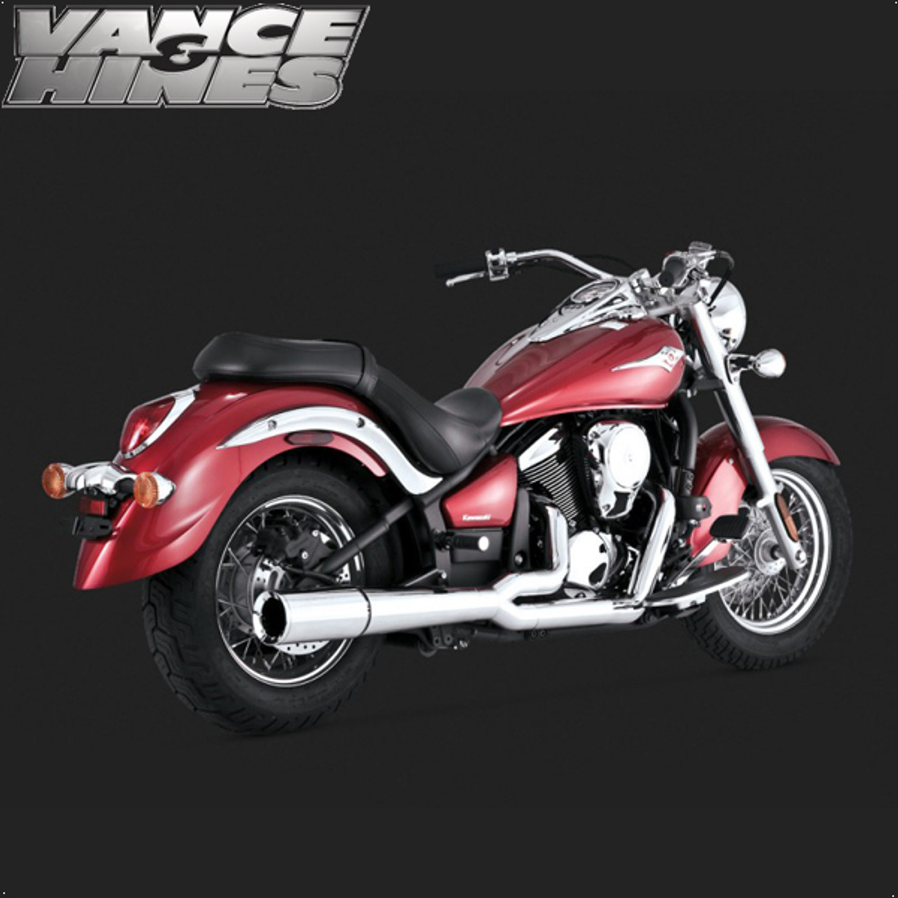 Vance & Hines Pro Pipe Full Exaust Kawasaki Vulcan 900 06-13 - Sportbike Track Gear
