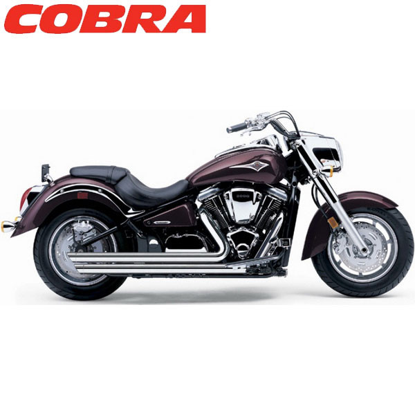 Cobra Kawasaki VN2000 04-10 Speedster Slashdown Full Exhaust