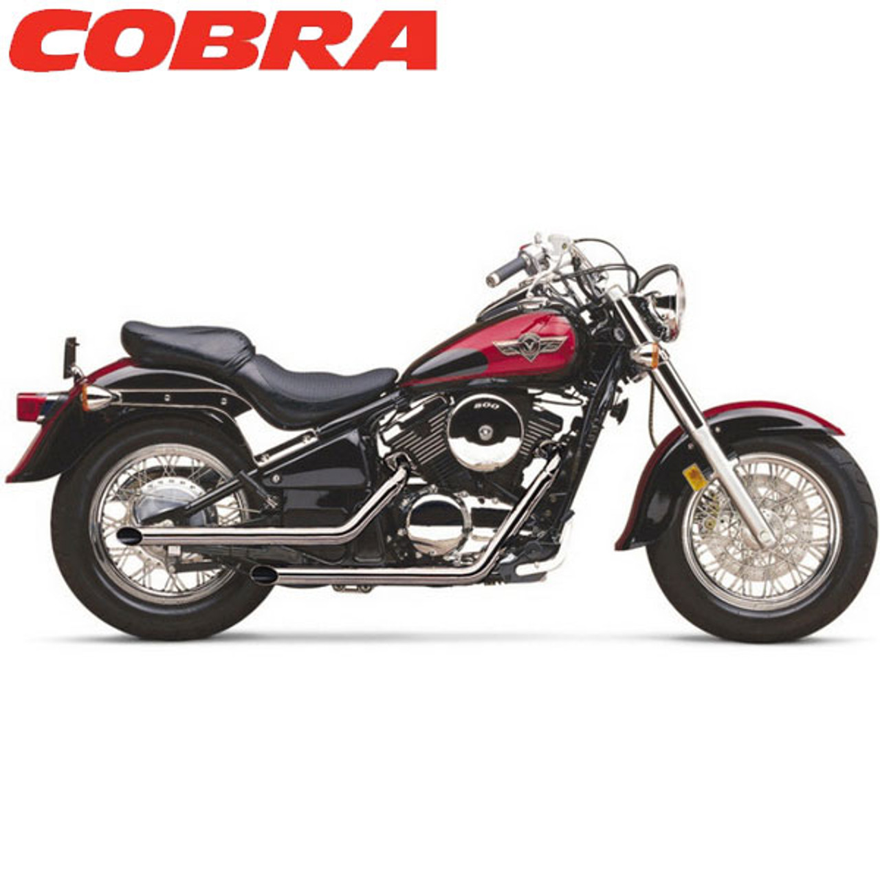 Cobra Kawasaki VN800 95-05 Boulevard 2 in. Drag Full Exhaust - Sportbike Track Gear