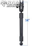 Ram Mounts 14" Long Extension Pole with 1" Diameter Ball Ends, and Double Socket Arm Ram Mounts 14" Long Extension Pole with 1" Diameter Ball Ends, and Double Socket Arm