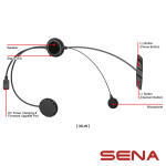 Sena 50R-A0201 50R Accessory Kit Clamp Kit Speakers 3 Microphones +  Accessories