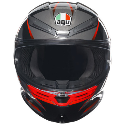 AGV K1 2022 Sports Motorbike Lightweight Helmet with Spoiler and Pinlock  Ready