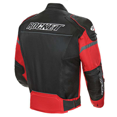 Joe Rocket 'CBR' Mens Red and Black Mesh Motorcycle Jacket 2X-Large 