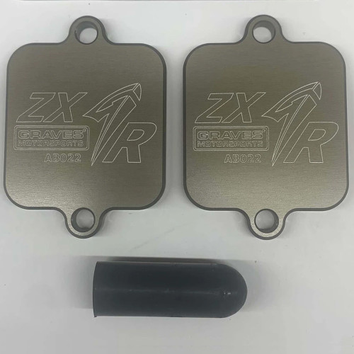 Graves Motorsports Kawasaki ZX6R 2019-2026 Smog Block Off Plates
