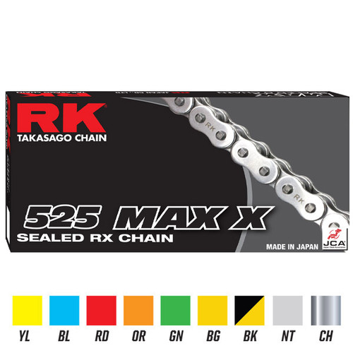 RK Chain MAX-Z RX-Ring 525 Chain - Sportbike Track Gear