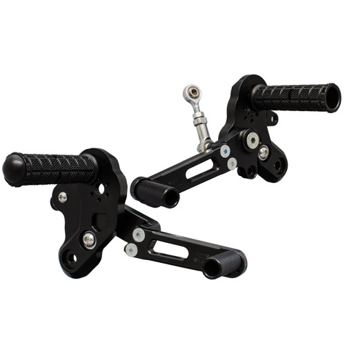 Woodcraft Kawasaki Z125 Pro 17-26 Rearsets Standard Shift