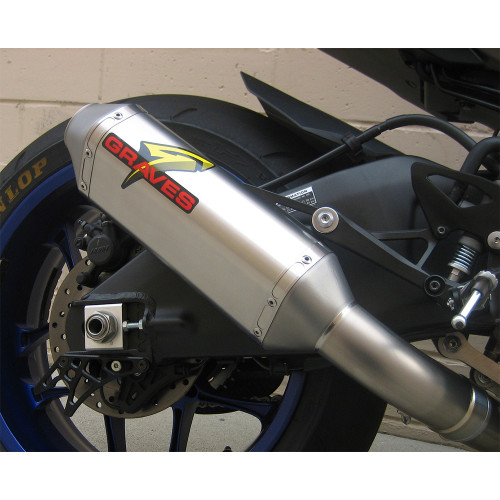 Graves Motorsports Yamaha YZF-R1 15-26 Cat Eliminator Titanium Exhaust