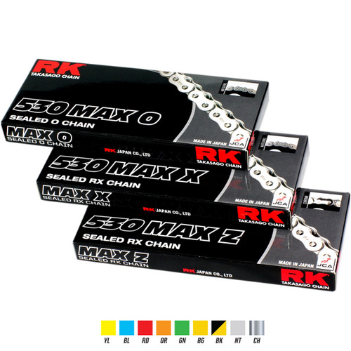 RK Chain MAX-Z RX-Ring 525 Chain - Sportbike Track Gear