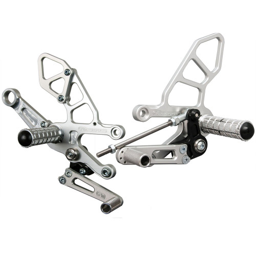 Woodcraft Kawasaki Z125 Pro 2017-2025 Rearsets GP Shift