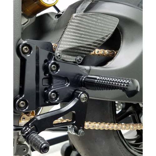 Graves Motorsports Kawasaki ZX6R 2019-2026 Adjustable Rearsets