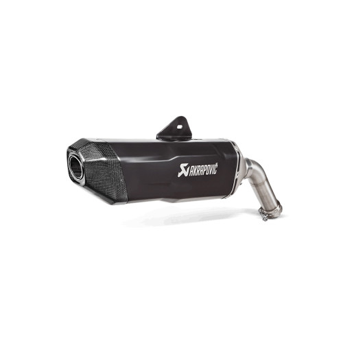 BMW R1200R（SOHC） Akrapovic マフラー Akrapovic BMW R1200R 15-18 Black Titanium Slip-On Exhaust
