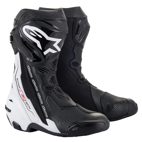 Alpinestars Supertech R V2 Boots Black/White